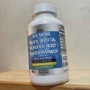 Stamiron Sea Moss Black Seed Oil Burdock Root Bladderwrack 90 Caps Exp 10/26