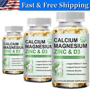 Calcium Magnesium Zinc Vitamin D3 Complex Supplement Immune Support Bone Health