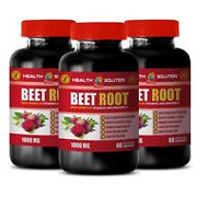 blood pressure naturally supplements - BEET ROOT - beet root tablets 3 Bottles