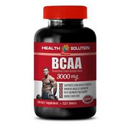 muscle repair vitamins - BCAA 3000mg - amino acid supplement - 1 Bot 120 Tablets