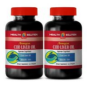 Fish oil softgels- NORWEGIAN COD LIVER OIL -2B- prevent cognitive problems