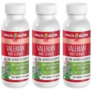 blood pressure factors - VALERIAN ROOT EXTRACT - valerian root bulk - 3 Bottles