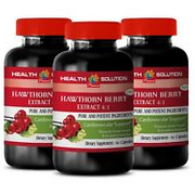 lower cholesterol naturally - Hawthorn Extract 665mg - improve digestion 3B