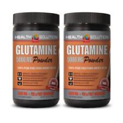 Metabolism supplements - GLUTAMINE POWDER 5000MG 2B - l-glutamine capsules vegan