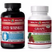 Anti-aging vitamins - ANTI WRINKLE – GRAPE SEED EXTRACT 2B COMBO - green tea
