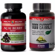 Antioxidant green tea - ACAI BERRY - NONI COMBO 2B - noni fruit oil