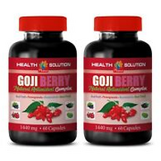 resveratrol complex - GOJI BERRY 40% EXTRACT - blood sugar control 2 Bottles