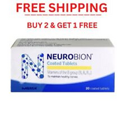 1X Neurobion - Vitamin B1, B6, B12/Nerve Relief, Numbness & Tingling, 20 Tablets