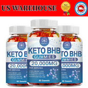 1-3PCS Keto BHB Gummies 20000MG ACV Weight Loss Fat Burner Appetite Suppressant