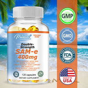 Double- Strength SAM-e 400mg - Liver Health, Body Detox, Relieve Joint Pain