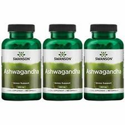 Ashwaganda Herbal Capsules for Stress Support & Calm & Relaxation Aid (3-Pack)