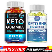 Keto Gummies/Pills,Weight Loss,Fat Burner,Appetite Suppressant Supplement,Detox