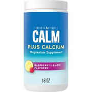 natural vitality calm plus calcium, magnesium citrate supplement powder, anti...