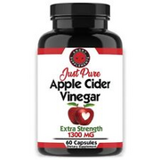 Just Pure Apple Cider Vinegar, extra Strength,  All Natural Weight Loss 60 cap