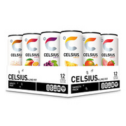 CELSIUS Official Variety Pack Functional Essential Energy Drink 12 Fl Oz (Pack
