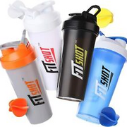 Protein Shaker Bottle 28 oz. Sport Water Milk Gym Workout Fitness Powder Mix Cup
