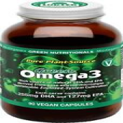 Green Nutritionals Green Omega3 Vegan, 90 Capsules - 255mg/127mg