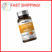 Sea Buckthorn Oil Capsules 4400mg | 90 Softgels | Sea Buckthorn Berry Extract |