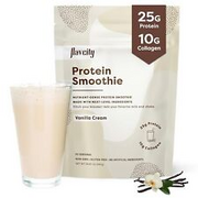 Protein Powder Smoothie, Vanilla - 100% Grass-(29.84 oz)