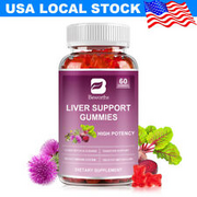 Liver Support Gummies - Organic Liver Supplement w/Milk Thistle Immune Support~