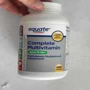Equate Complete Multivitamin Adults 50+ Tablets  450 Tablets Exp 04/25
