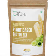 Nature's Plant Based Biotin Fix Reduce Excessive Hairfall - 100g (50 Servings)