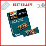 KIND Minis, Dark Chocolate Nuts & Sea Salt, Healthy Snacks, Gluten Free, Low Cal