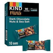 Dark Chocolate Nuts & Sea Salt-Gluten Free,Low Calorie Snacks,Low Sugar,10 Count