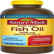 Nature Made Fish Oil 1200 mg, EPA & DHA, 360 mg Omega-3, 300 Softgels