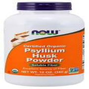 NOW Natural Foods - Psyllium Husk Powder Certified Organic 12 oz (340 g)