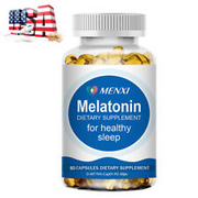 5mg Melatonin Capsules Sleep Health Improve Sleeping Relieve Stress Supplement