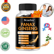 Panax Ginseng Extract Supplements 2800mg - 30 To 120 Capsules - High Strength