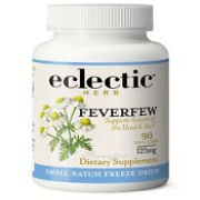 Eclectic Herb Feverfew Freeze-Dried 125mg Organic 90 VegCap