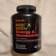 GNC Mega Men Energy & Metabolism Multivitamins 3 Month Supply 180 Caps Exp 06/25