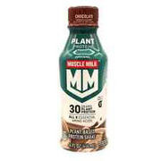 Muscle Milk Plant Protein Chocolate 30G Protein, 14 Oz Bottle