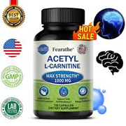 Acetyl L-Carnitine Capsules to Support Pure Energy, Brain Function & Fatty Acid