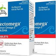 2 Pack Vectomega Salmon Omega-3 EPA-DHA 60 Caps x2 Terry Naturally Exp 8/24