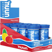 Nuun Sport: Electrolyte Drink Tablets, Fruit Punch, 10 Count Pack of 8