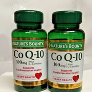 Nature's Bounty CoQ10 100 mg 60 Rapid Release Softgels Exp 12/2025^ NEW LOT OF 2