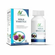 Organics Milk Thistle Supplements for Liver Detox and Weight Loss - 180 Capsules