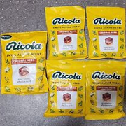 Ricola Natural Herb Cough Drops 5 Pkgs-129 Wrapped Suppressant EXP 10/21/25