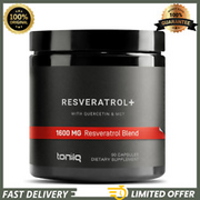Resveratrol+ with MCT Oil for Added Bioavailability/ NAD Supplement / Anti aging