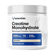 Essentials Creatine Monohydrate, Enhances Muscle Performance, Unflavored