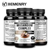 Mushroom Complex - Cordyceps Sinensis, Lions Mane - Memory, Focus, Brain Health
