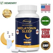 Melatonin 20mg-Night Sleep Aid,Relieve Stress and Anxiety,Improve Sleep Quality