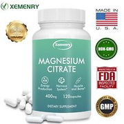 Magnesium Citrate 400mg -Highest Potency, Bone & Heart Health,Relieve Leg Cramps