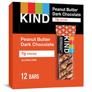 Bars, Peanut Butter Dark Chocolate, Healthy Snacks, Gluten Free, 24 Count
