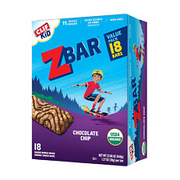 CLIF Kid Zbar - Chocolate Chip - Soft Baked Whole Grain Snack Bars - USDA Organi