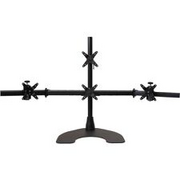 Ergotech Group Inc. 100-D28-B13 Quad Monitor Desk Stand Stacked One Over Three