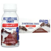 24 Count Nutritional Shake Plus, Chocolate, 8 fl oz